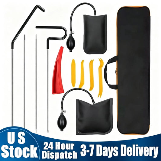 12pcs Emergency Auto Tool Window-Car Door Unlock/Lock Out Universal Tool Kits US