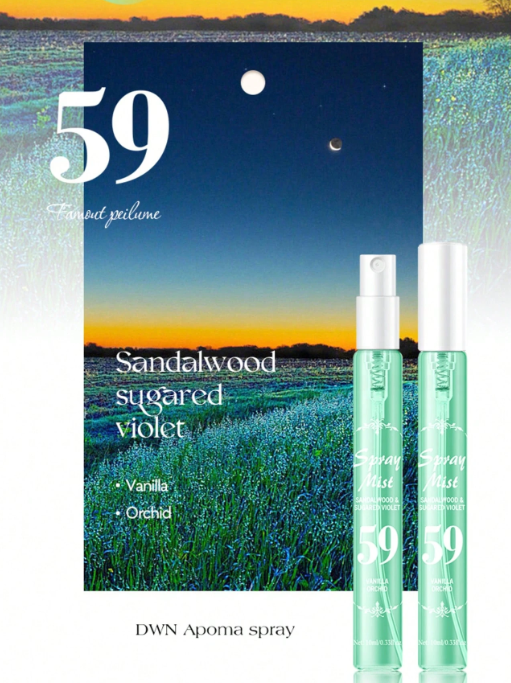 Coffret Cadeau Brume Corporelle Parfumée pour Femme (5x10ml), Idée Cadeau sol de