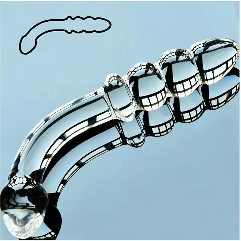 Sextoy Godemiché Anal En Verre Femme Plug Anal Gode Dildo Masturbation Point G