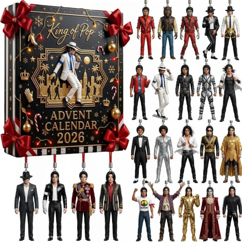Calendrier de l'Avent Michael Jackson Édition 2026 — 24 Surprises Acrylique