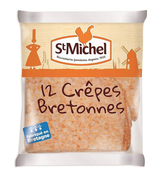 St Michel - 12 Crêpes bretonnes natures - Le paquet de 315g - livraison rapide
