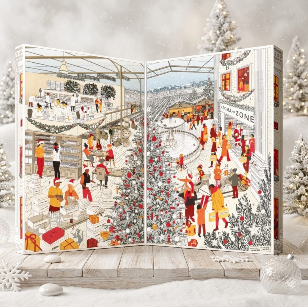 Calendrier de l'Avent Aroma-Zone 2026 – 24 soins – Édition Limitée NEUF Coffret