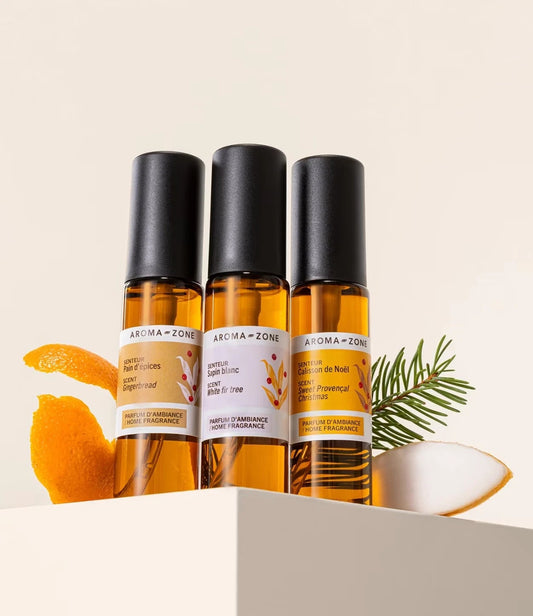 Aroma-Zone Trio Parfums de Noël Calisson, Pain d’épices & Sapin blanc CADEAU
