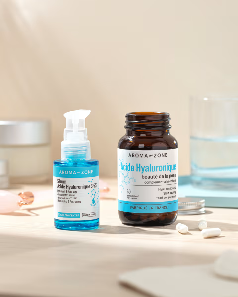 Aroma-zone Sérum concentré Acide hyaluronique 3,5% hydratation anti âge au choix