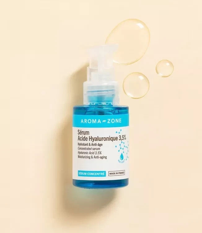 Aroma-zone Sérum concentré Acide hyaluronique 3,5% hydratation anti âge au choix