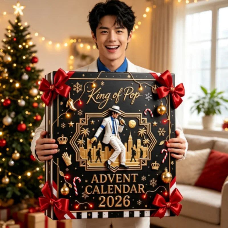 Calendrier de l'Avent Michael Jackson Édition 2026 — 24 Surprises Acrylique