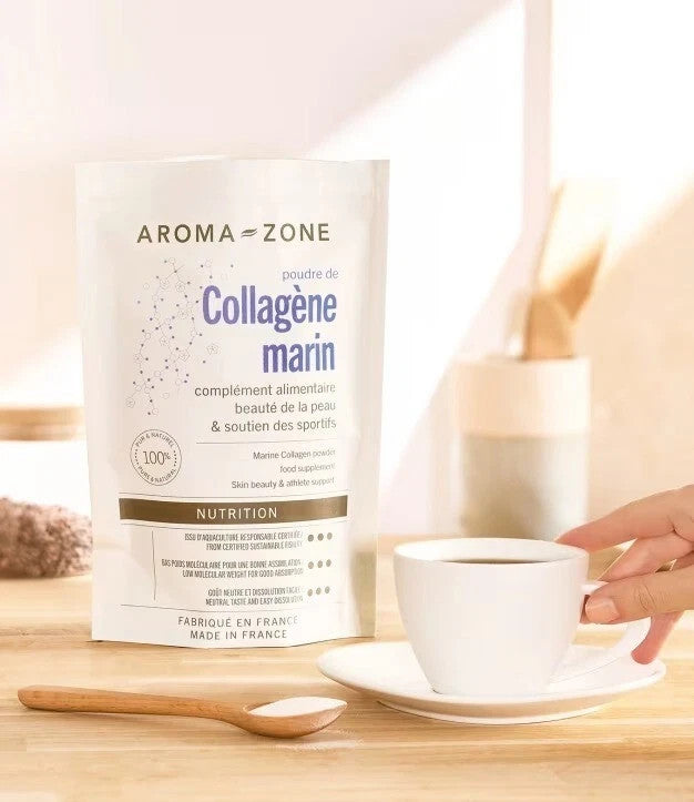 Aroma Zone Collagène Marin 250g Poudre Bien être Peau  Cheveux  Articulations