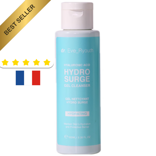 Gel nettoyant visage acide hyaluronique Dr. Eve-Ryouth 100ml hydratant et protec