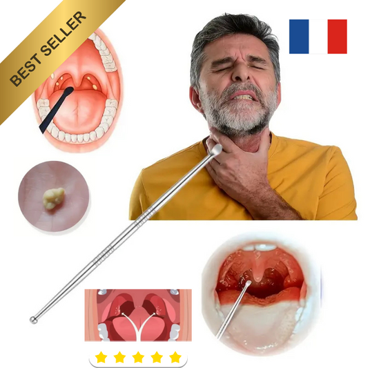 Outil de suppression de pierre d'amygdale Outil Premium Outil aspiration caseum