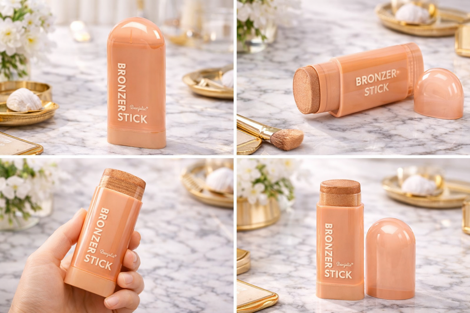 Bronzer en effet bonne mine contouring longue durée huile de jojoba & vitamine E