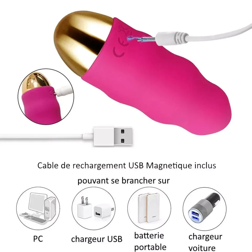 24h/48h Oeuf Vibrant sextoy jeu couple distance télécommande petit vibromasseur