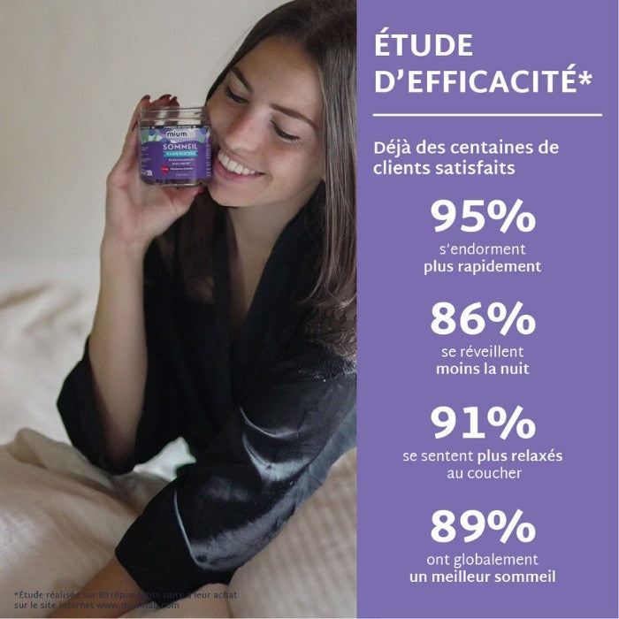 Complément Alimentaire Sommeil Miumlab Sans Sucres Gummies X42