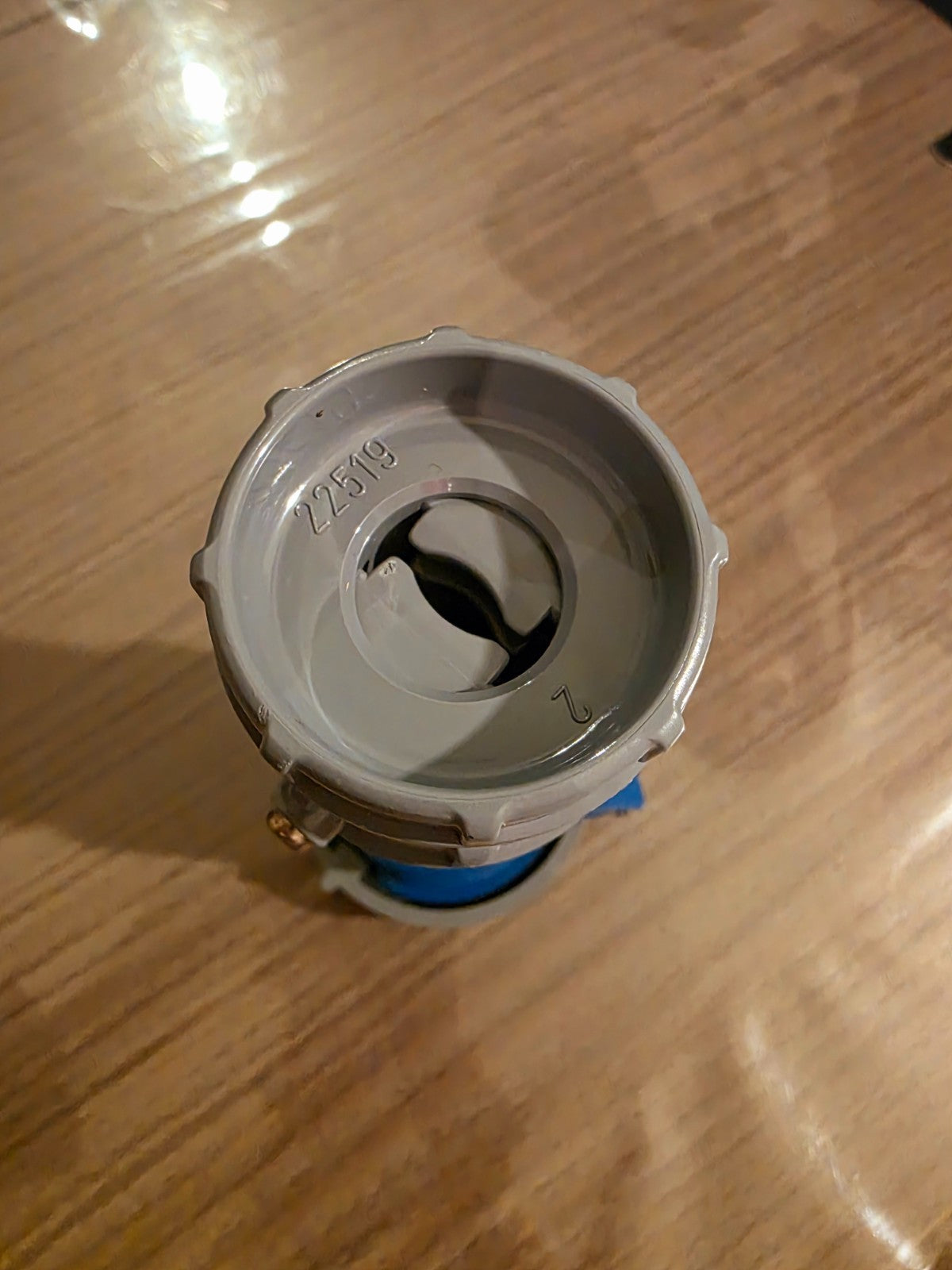 Lot connecteurs industriels MENNEKES – Mâle + Femelle – IP67 – 16A, 6h Type 3860