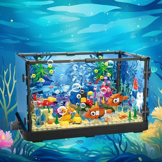 Jeux Assemblage Décoration Style aquarium, poisson, Jeux Adultes Et Enfant