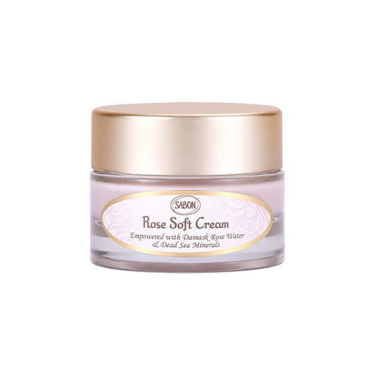 SABON crème visage SOYEUSE apaisante à la rose de Damas bio 15 ml