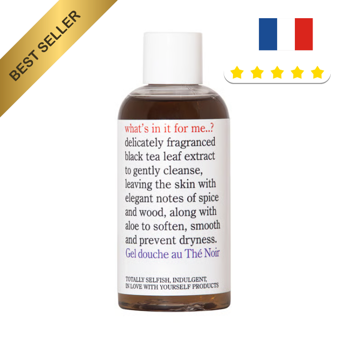 What's in it for me..? Gel douche au thé noir 100ml tous types de peau