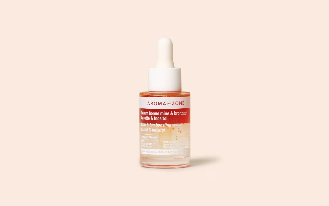 Aroma-zone Sérum concentré bonne mine et bronzage, carotte & inositol 30ml