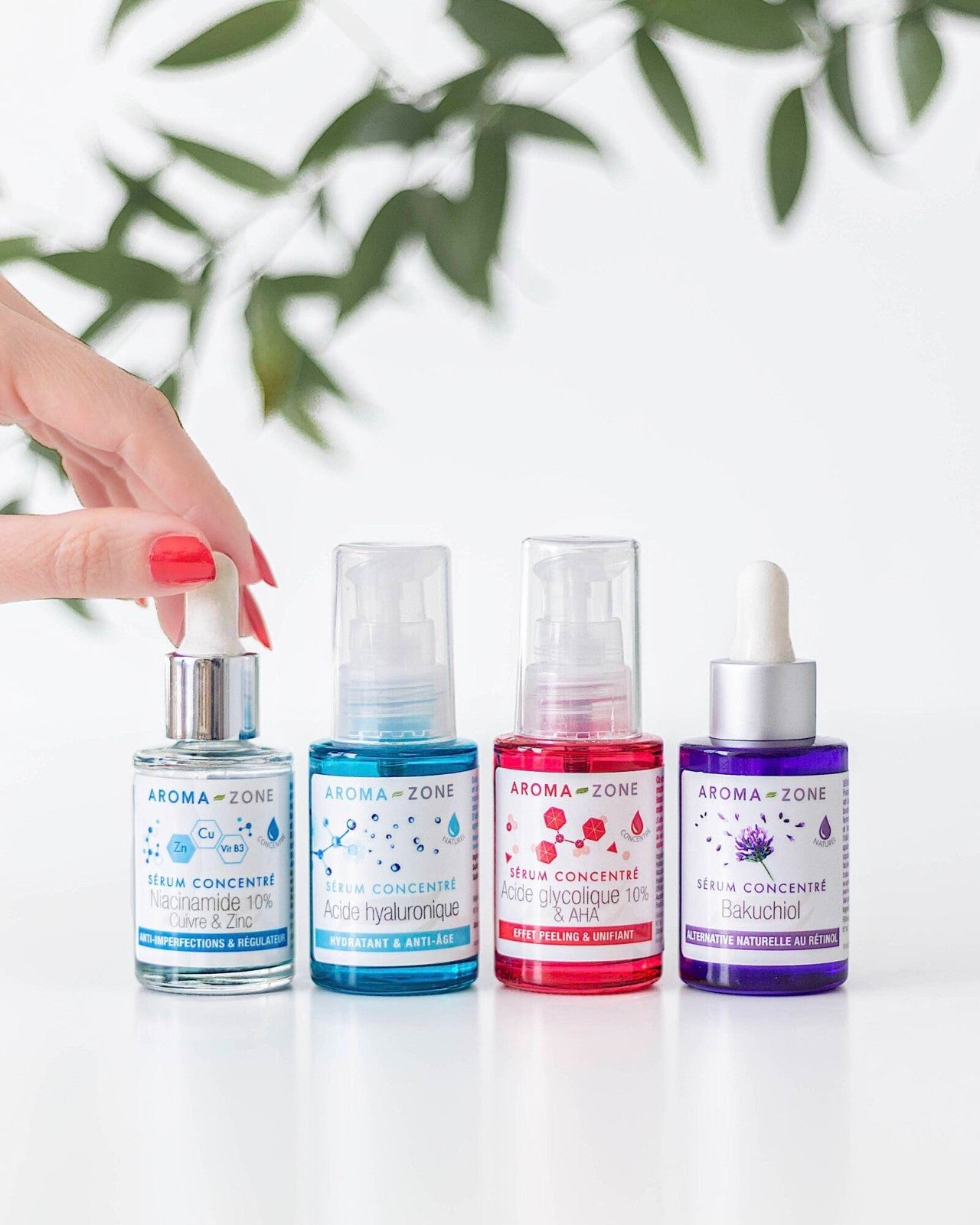 Sérum Aroma-Zone au choix anti-âge éclat anti tâche, fermeté imperfection 30ml