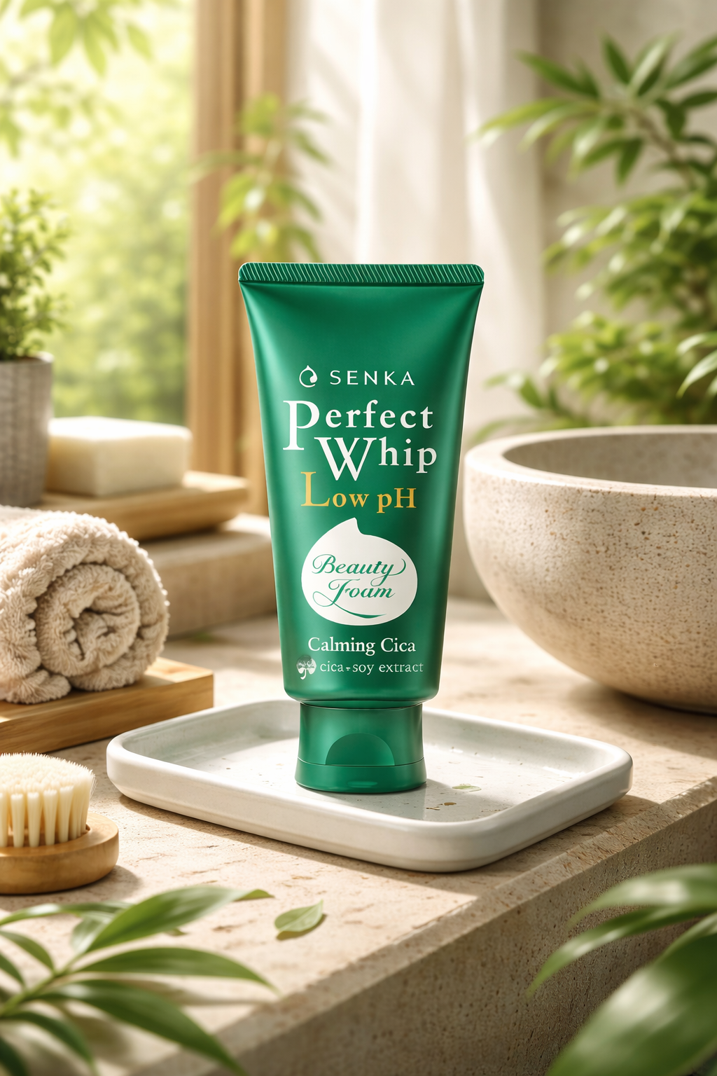 Senka nettoyant visage perfect whip apaisant & hydratant Mousse Nettoyante Japon