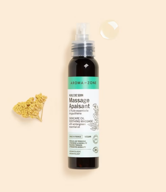 Huile de soin Massage apaisant - AROMA ZONE - 100ml calmant, réconfortant