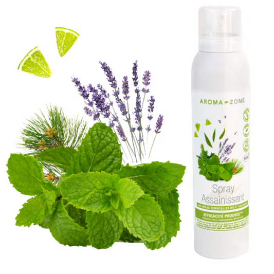 Spray Aérien Assainissant Aroma-Zone - 75mL - aux huiles essentielles bio