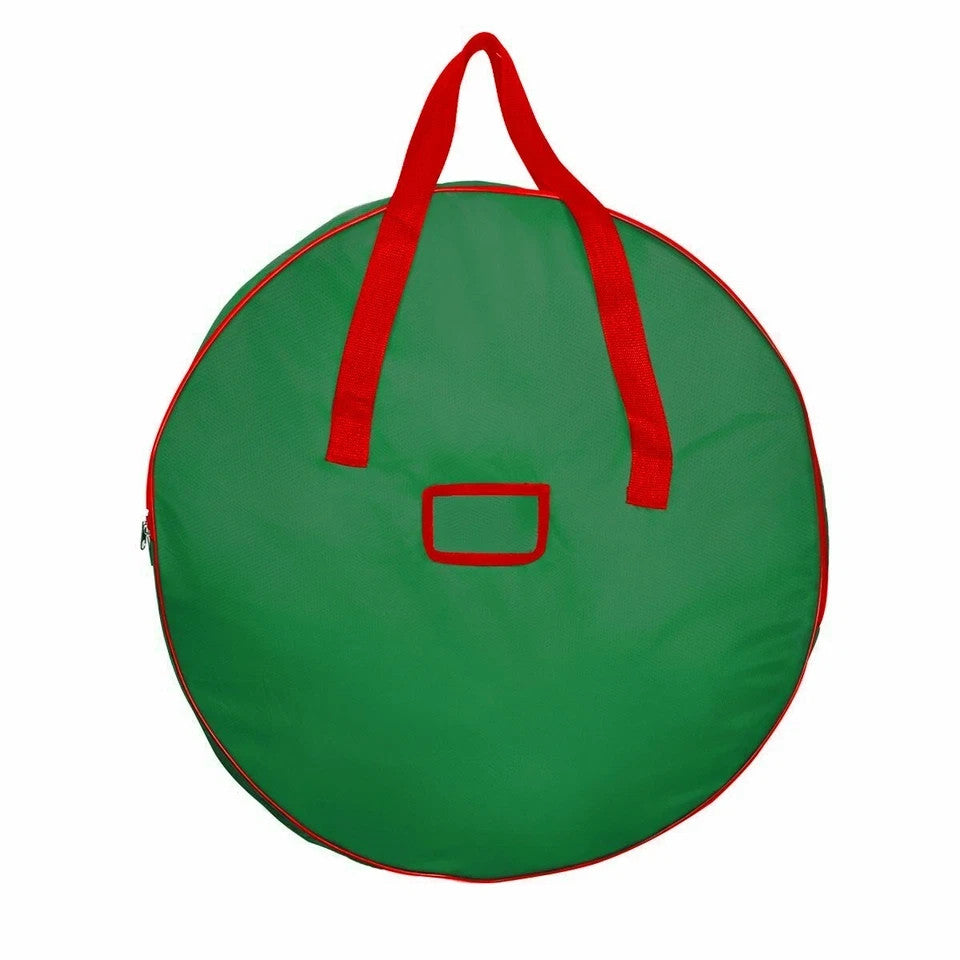 Christmas Xmas Wreath Storage Bag with Handles for 25" 30" 36" Wreath Clean up