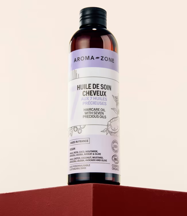 Huile de soin Cheveux 100 % Naturelle France Bio Neuf Aroma-zone - 100ML