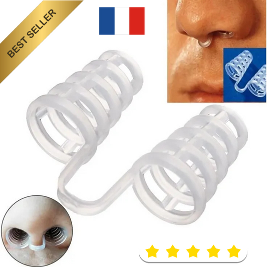 Cone Nasale Anti Ronflement Stop Respiration Pince Nez Santé Sommeil Dormir