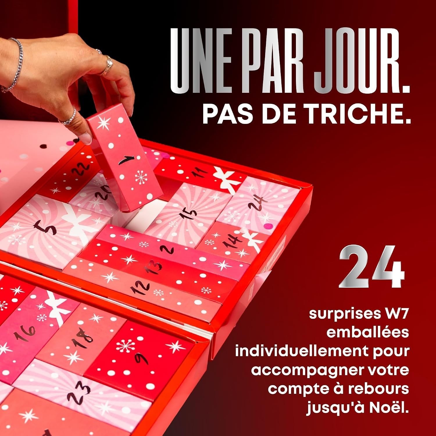 W7 Beauty Blast Calendrier de l'Avent 2026 NEUF – 24 surprises maquillage