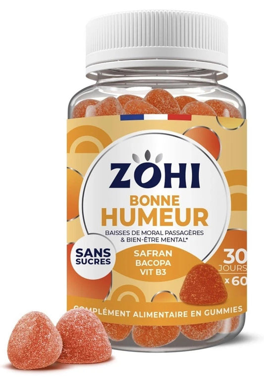 Complément alimentaire gommes ZOHI bonne humeur (60)
