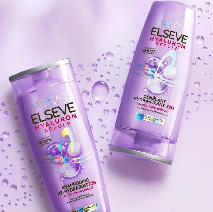 L'OREAL PARIS ELSEVE Hyaluron Repulp shampoing + Démêlant Hydra-Fixant 72H