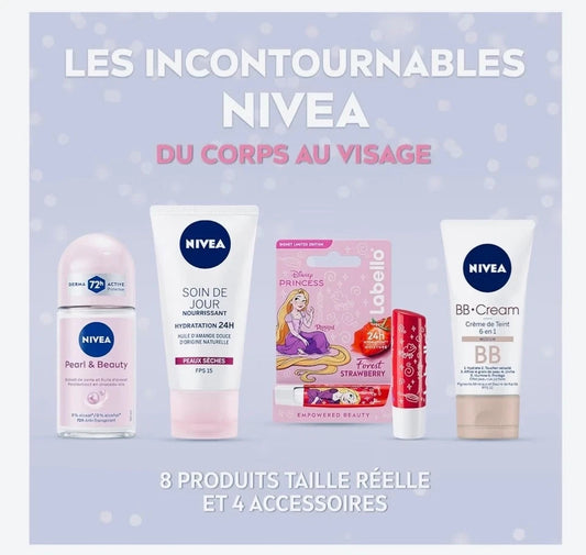NIVEA Calendrier de l'avent cosmétiques 12 surprises Noël Cadeau