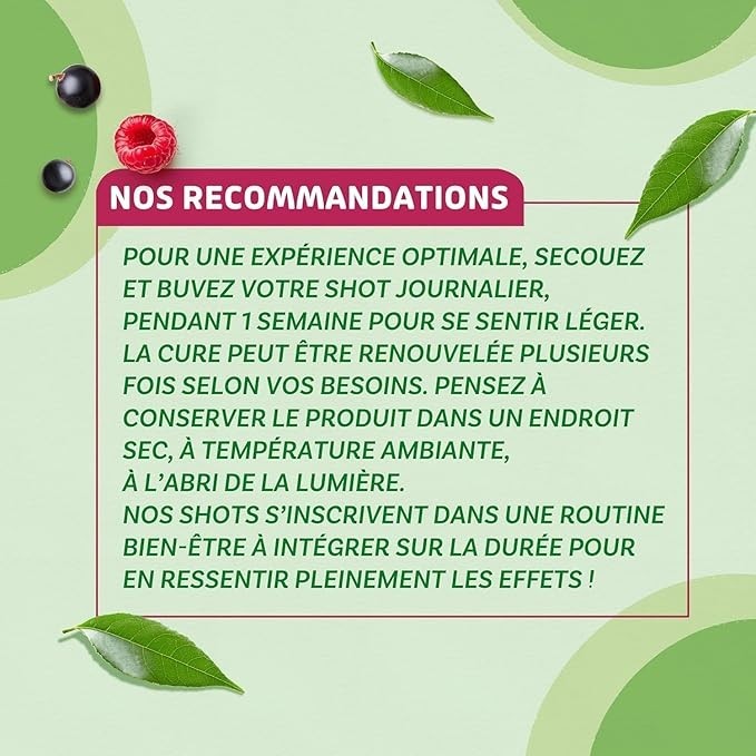 GAYELORD HAUSER morosil & fruits rouges shot minceur contrôle le poids FRANCE 7j