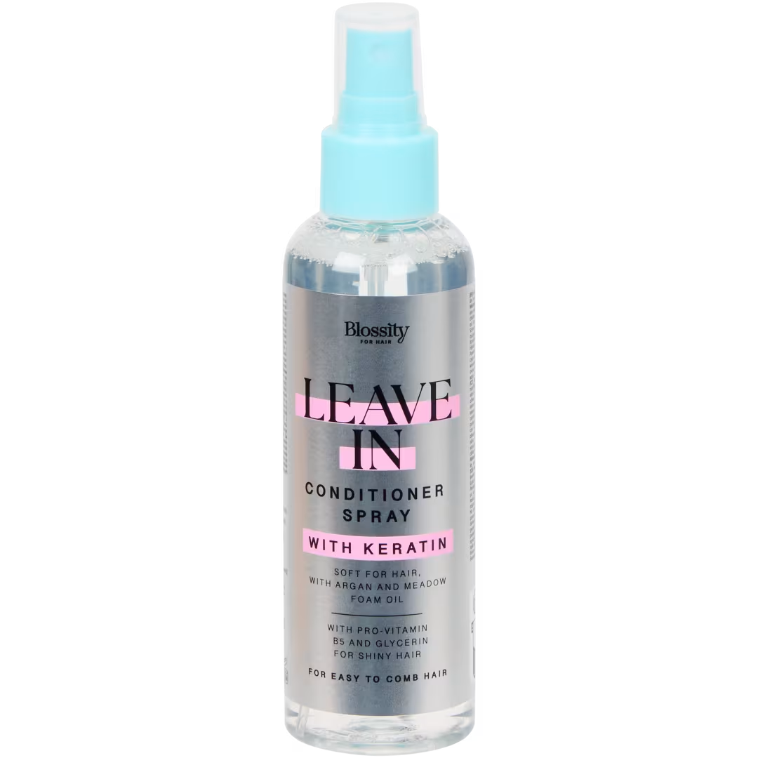 Blossity Spray capillaire sans rinçage kératine lisse les cheveux Argan B5 150ml
