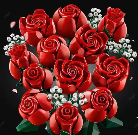 Jeux Assemblage Décoration Fleurs Bouquet Roses , Jeux Adultes Et Enfant