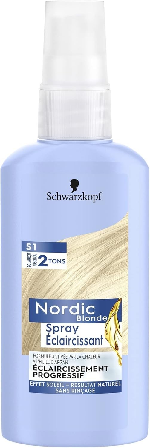 Schwarzkopf Nordic Blonde Spray Éclaircissant S1 Effet Soleil 125ml