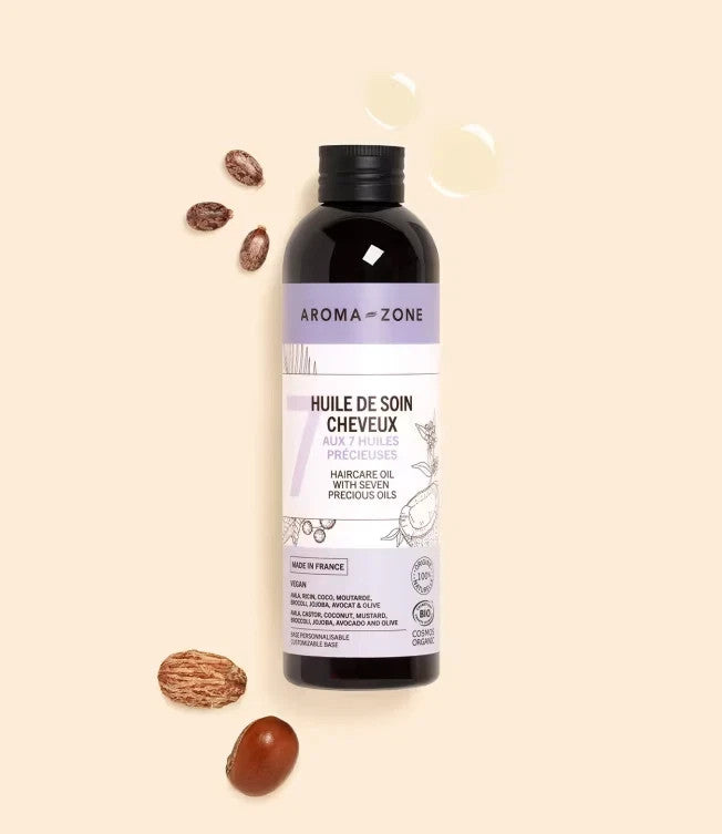 Huile de soin Cheveux 100 % Naturelle France Bio Neuf Aroma-zone - 250ML