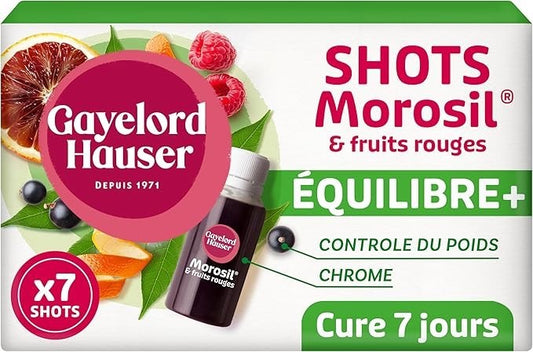 GAYELORD HAUSER morosil & fruits rouges shot minceur contrôle le poids FRANCE 7j