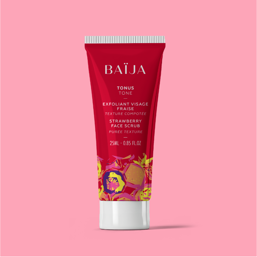 BAIJA tonus exfoliant gommage antioxydant visage aux pepins de fraises 25ml