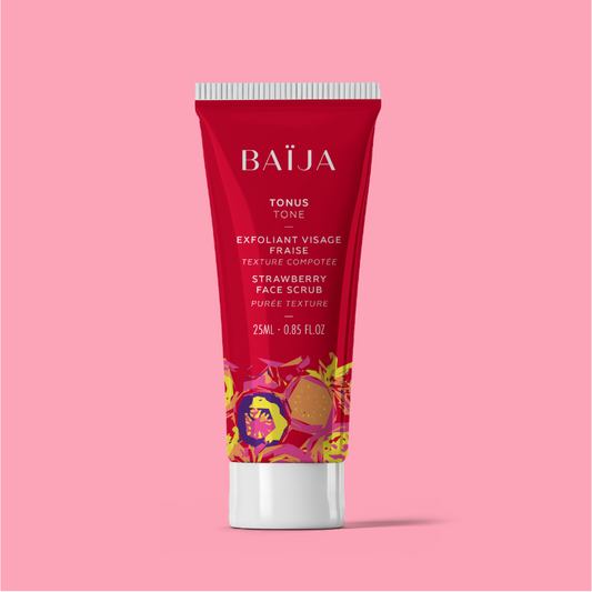 BAIJA tonus exfoliant gommage antioxydant visage aux pepins de fraises 25ml