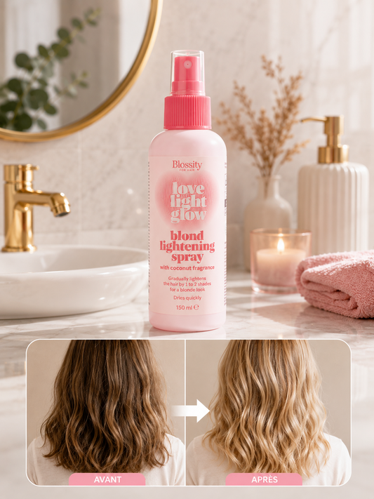 Spray éclaircissant effet soleil 100% ULTRA BLOND 150ml cheveux senteur coconut
