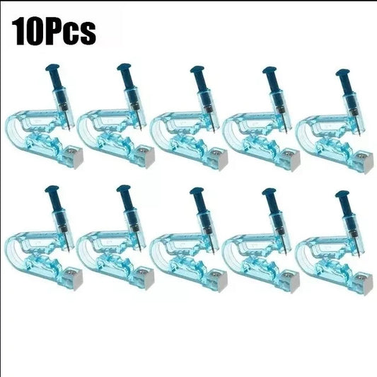 10 Pistolets De Perçage oreille Outil Piercing  Kit Securisé Bijoux Goujon