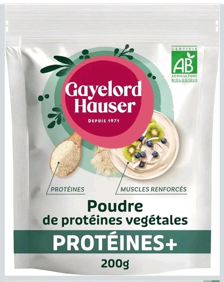 GAYELORD HAUSER – Poudre de Protéines Végétales Bio – 200 g  - 16g DE Protéines 