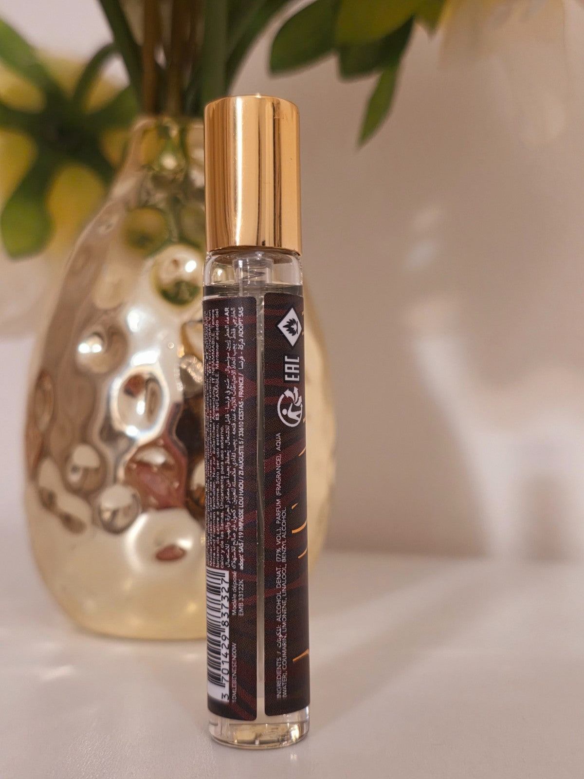 ADOPT' Eau De Parfum EBENE SENSUELLE 10 ml parfum femmes - vaporisateur de poche