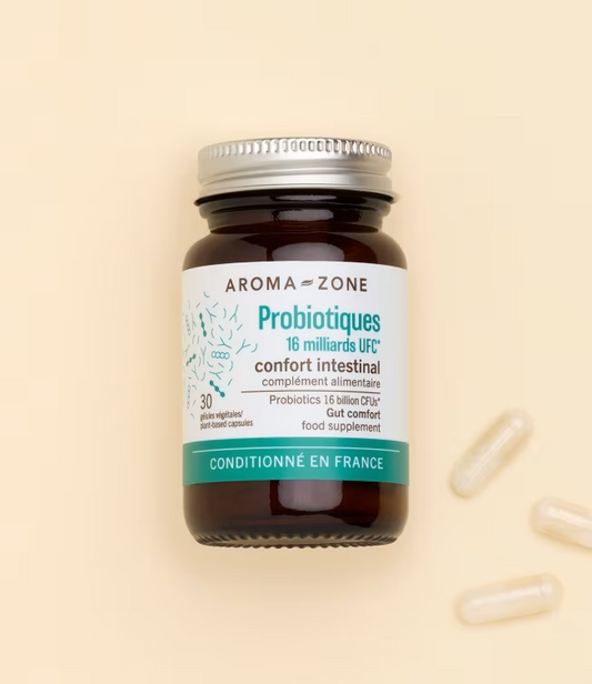 Probiotiques Confort intestinal - 30 gélules - Complément alimentaire aroma-zone