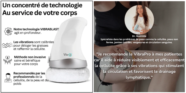 Appareil Masseur Amincissant cellulite lipoedème perte de poids lifting fermeté