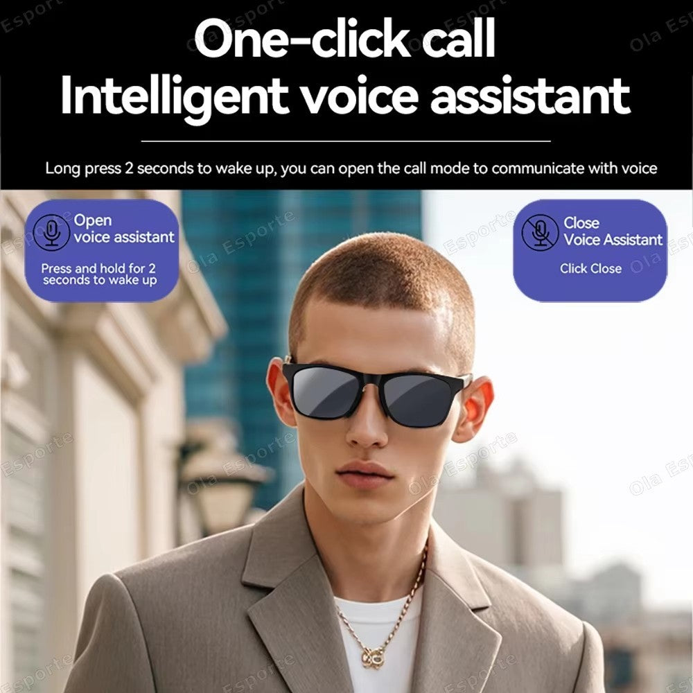 AI Smart Glasses Real-Time Translation hd Camera Image Recognition 8k HD Video