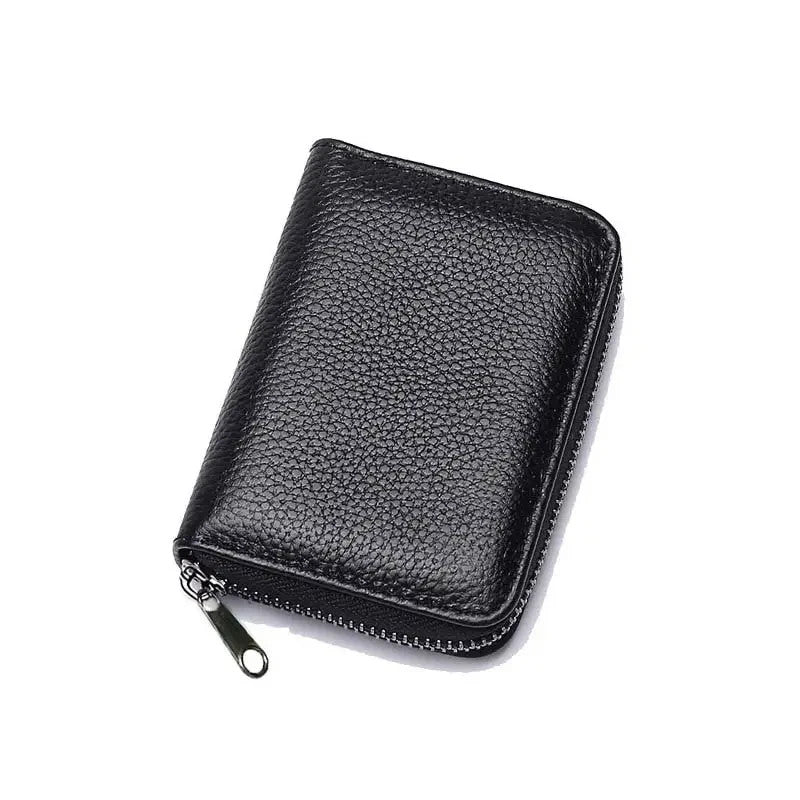 Portefeuille Pour Homme En Cuir PU Noir Porte Carte De Crédit Monnaie Billet