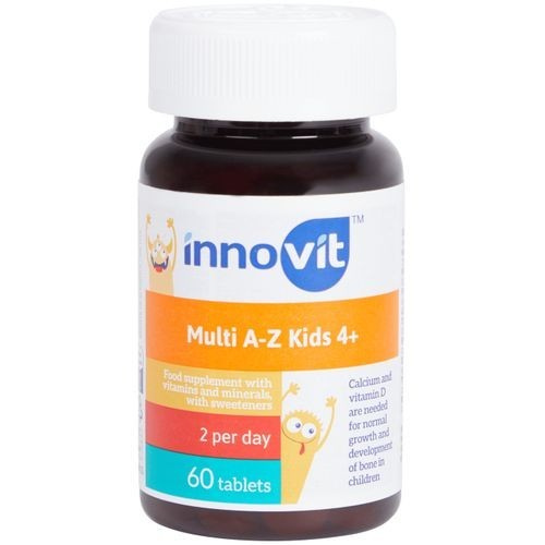 Innovit Multi A-Z Enfant 4 ans et + aide le developpement , riche en vitamine