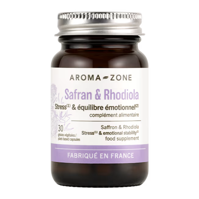 Safran & Rhodiola - 30 gélules - Complément alimentaire - Aroma zone